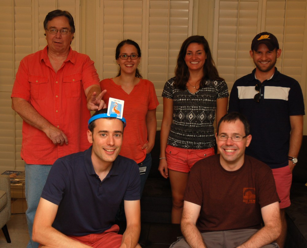 Photo of lab party Aug 2014